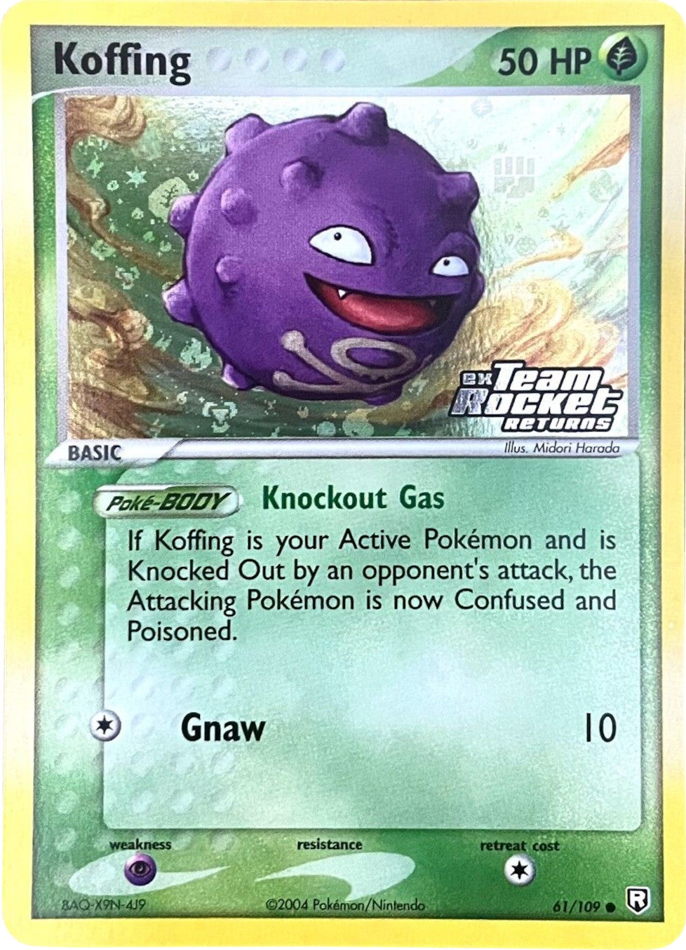 Koffing (61/109) (Stamped) [EX: Team Rocket Returns] | Dragon's Lair Comics and Fantasy Houston TX