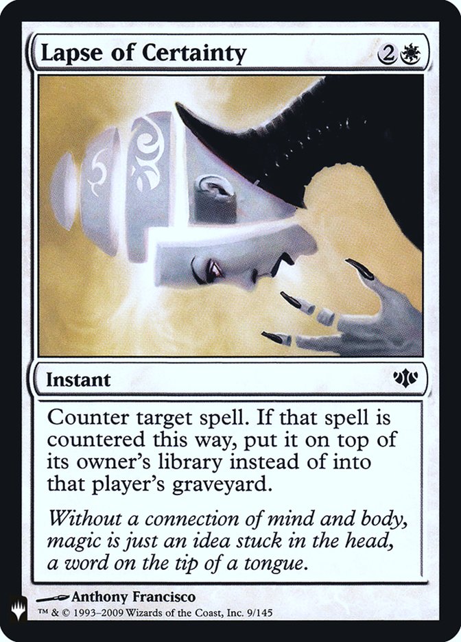 Lapse of Certainty [Mystery Booster] | Dragon's Lair Comics and Fantasy Houston TX