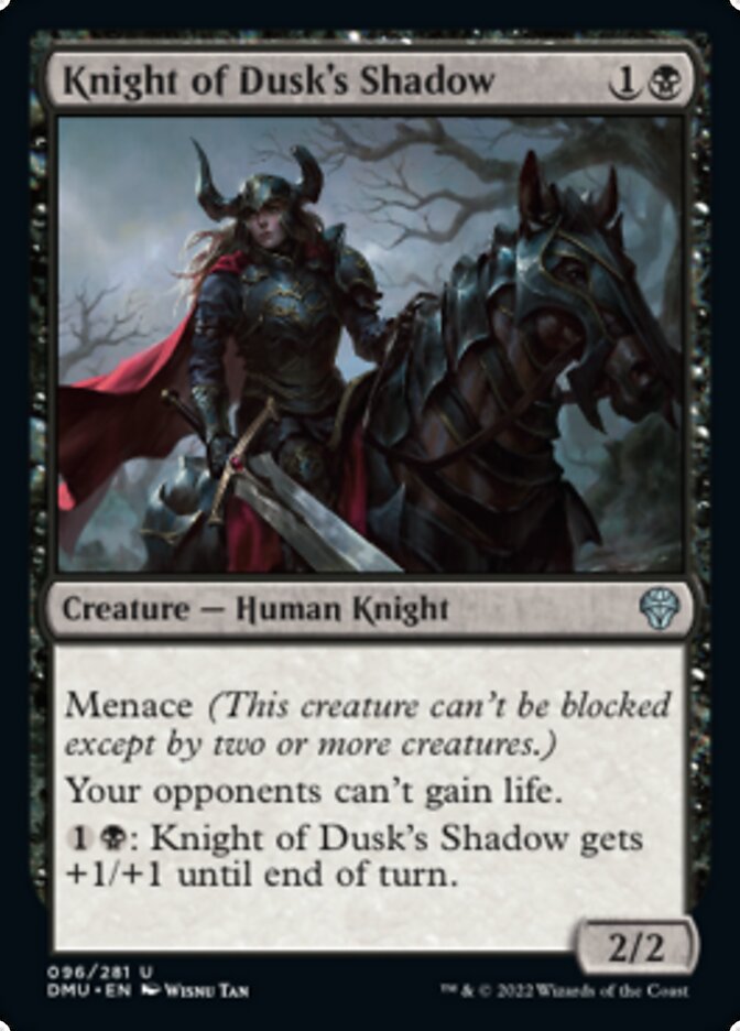 Knight of Dusk's Shadow [Dominaria United] | Dragon's Lair Comics and Fantasy Houston TX