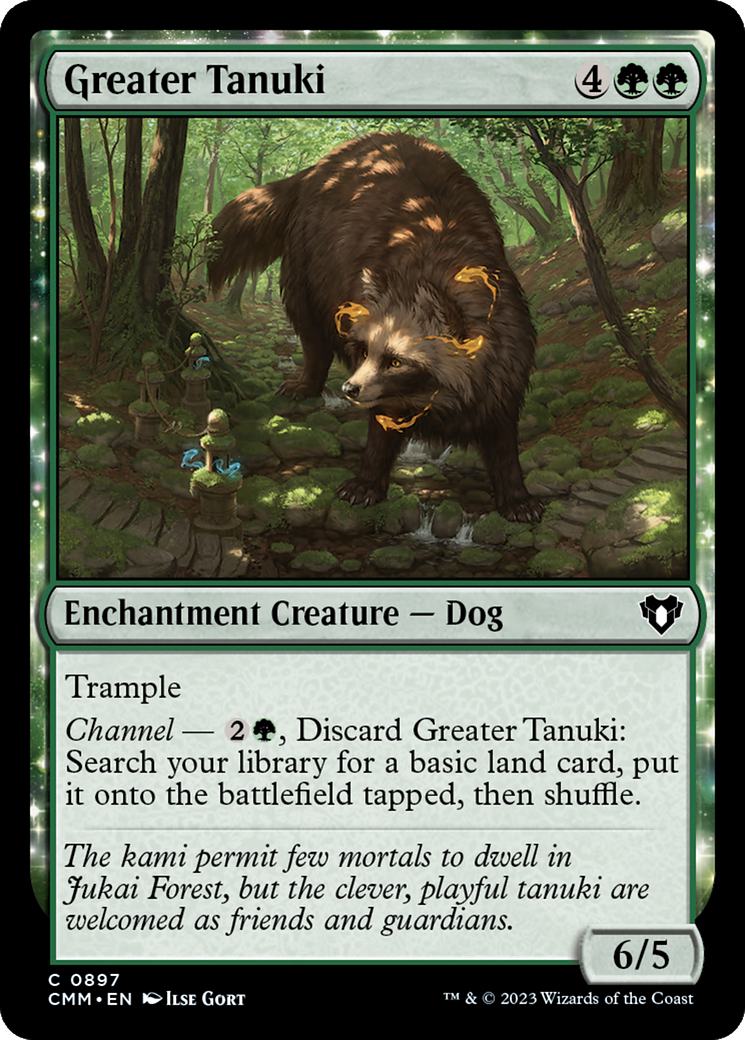 Greater Tanuki [Commander Masters] | Dragon's Lair Comics and Fantasy Houston TX