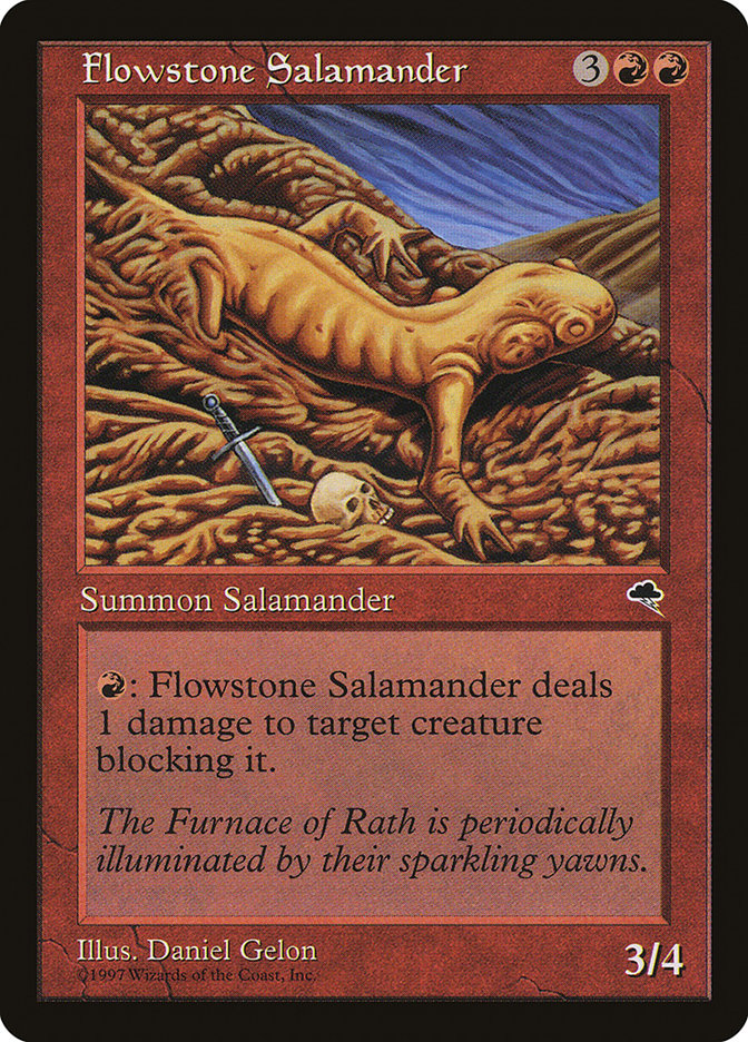 Flowstone Salamander [Tempest] | Dragon's Lair Comics and Fantasy Houston TX
