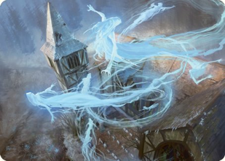 Hallowed Haunting Art Card [Innistrad: Crimson Vow Art Series] | Dragon's Lair Comics and Fantasy Houston TX