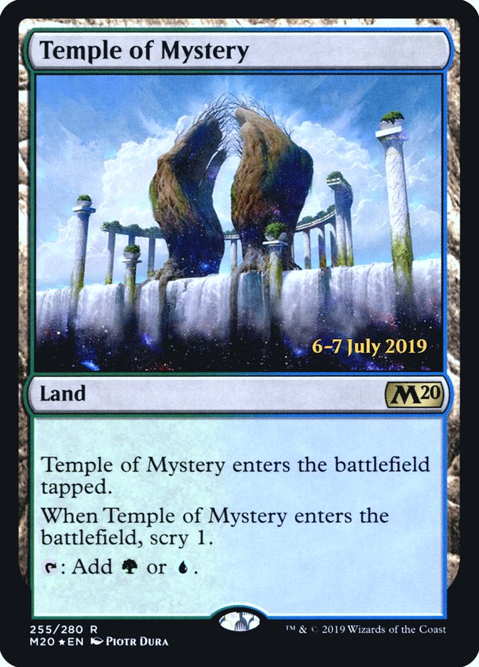 Temple of Mystery [Core Set 2020 Prerelease Promos] | Dragon's Lair Comics and Fantasy Houston TX