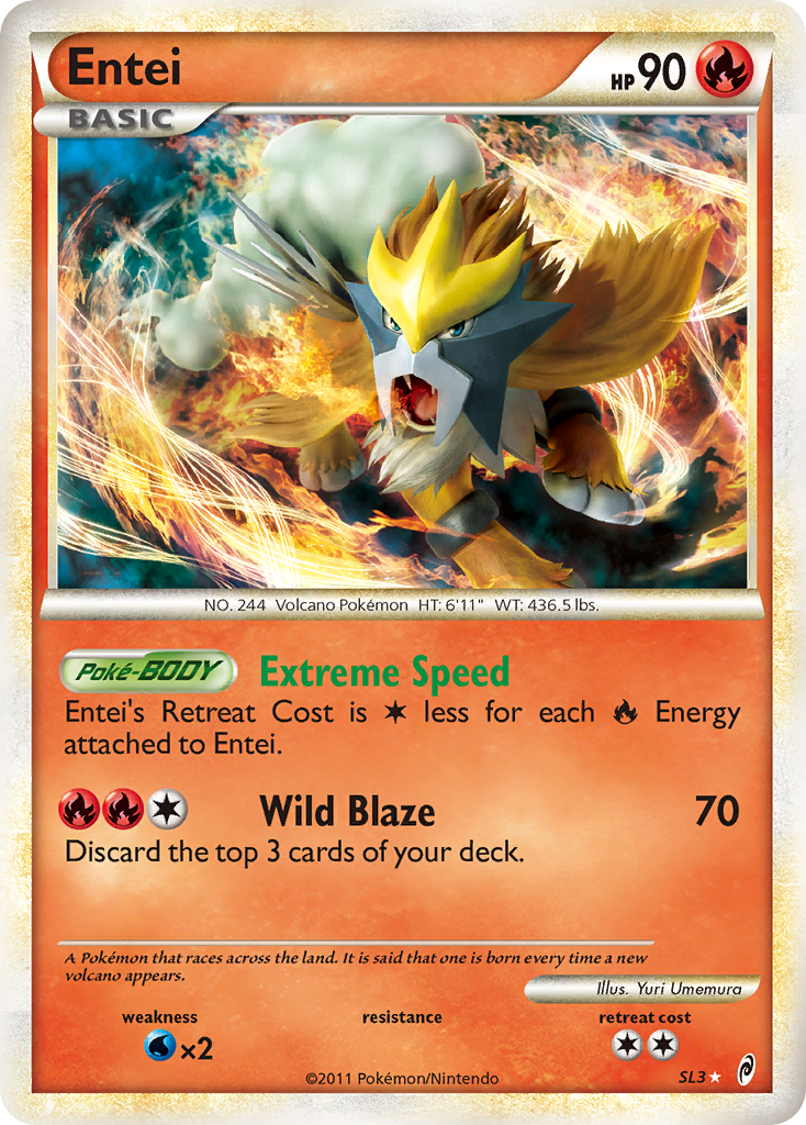 Entei (SL3) [HeartGold & SoulSilver: Call of Legends] | Dragon's Lair Comics and Fantasy Houston TX
