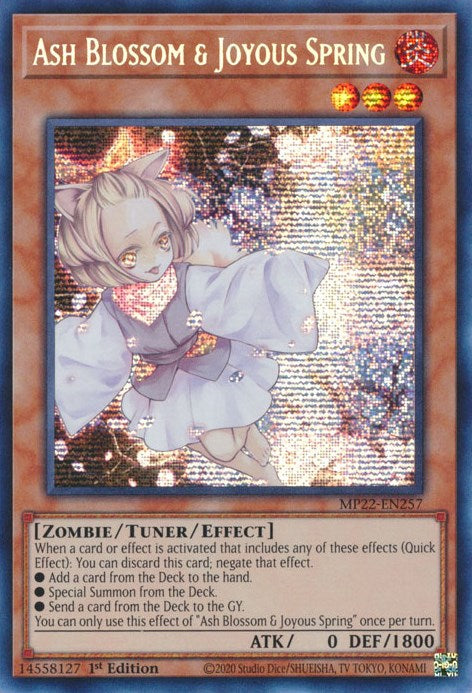 Ash Blossom & Joyous Spring [MP22-EN257] Prismatic Secret Rare | Dragon's Lair Comics and Fantasy Houston TX