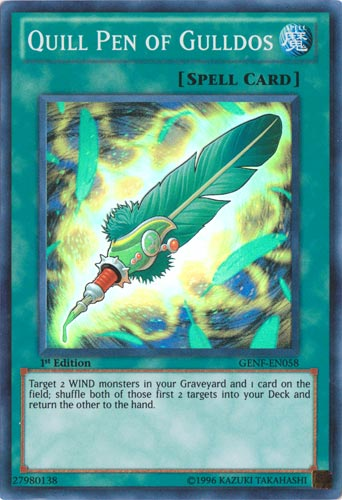 Quill Pen of Gulldos [GENF-EN058] Super Rare | Dragon's Lair Comics and Fantasy Houston TX