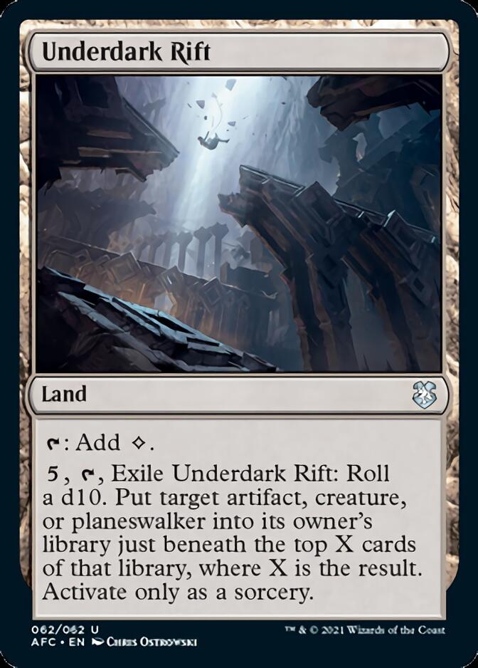 Underdark Rift [Dungeons & Dragons: Adventures in the Forgotten Realms Commander] | Dragon's Lair Comics and Fantasy Houston TX