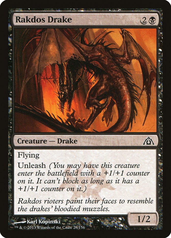 Rakdos Drake [Dragon's Maze] | Dragon's Lair Comics and Fantasy Houston TX