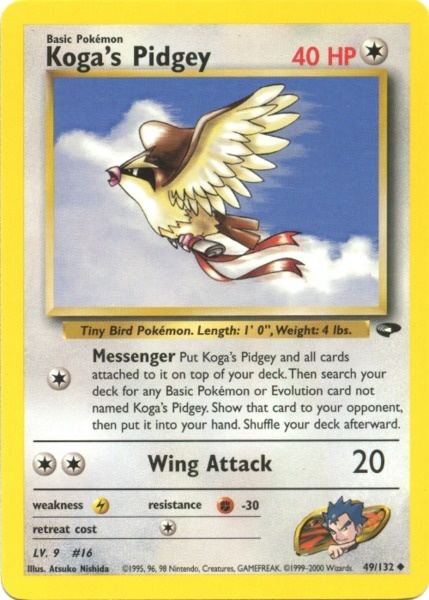 Koga's Pidgey (49/132) [Gym Challenge Unlimited] | Dragon's Lair Comics and Fantasy Houston TX