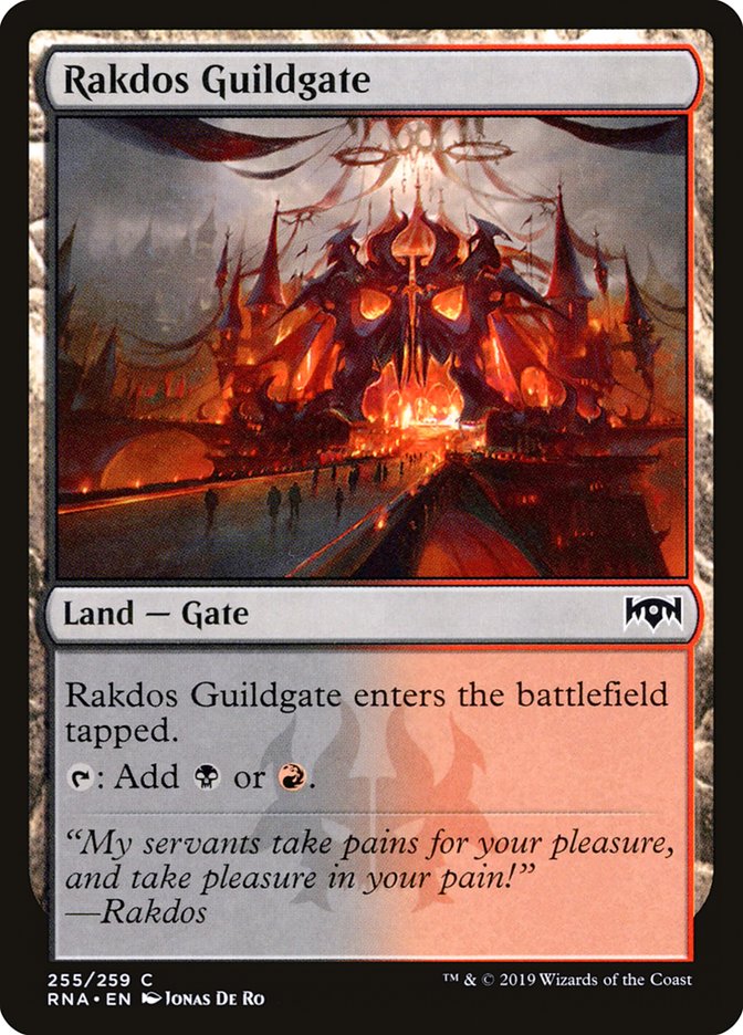 Rakdos Guildgate (255/259) [Ravnica Allegiance] | Dragon's Lair Comics and Fantasy Houston TX