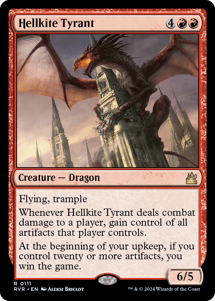 Hellkite Tyrant [Ravnica Remastered] | Dragon's Lair Comics and Fantasy Houston TX