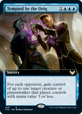 Tempted by the Oriq (Extended Art) [Strixhaven: School of Mages] | Dragon's Lair Comics and Fantasy Houston TX