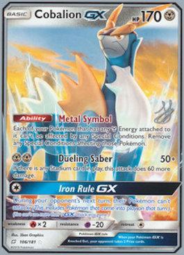 Cobalion GX (106/181) (Perfection - Henry Brand) [World Championships 2019] | Dragon's Lair Comics and Fantasy Houston TX