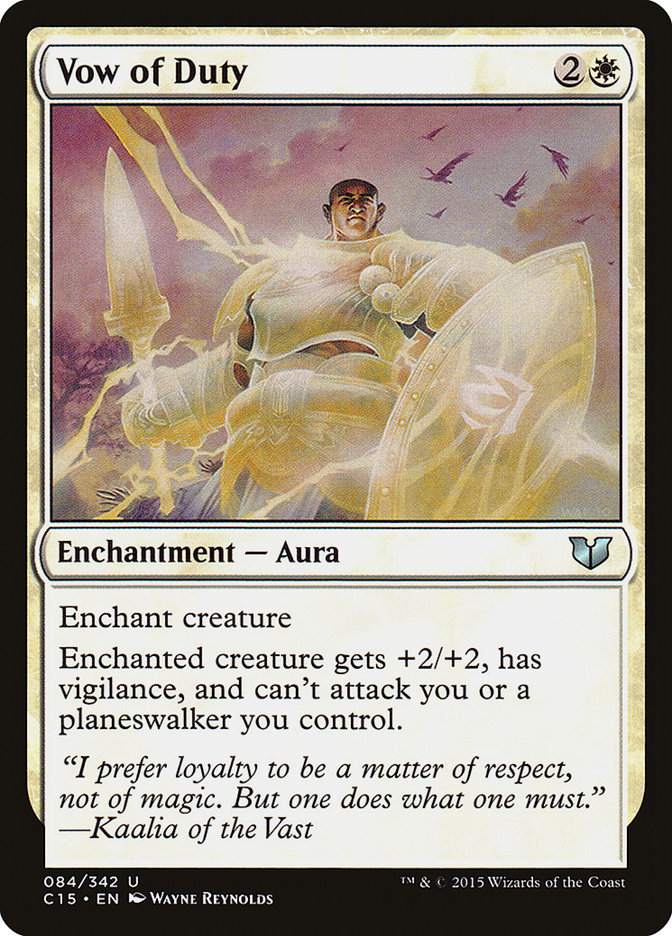 Vow of Duty [Commander 2015] | Dragon's Lair Comics and Fantasy Houston TX