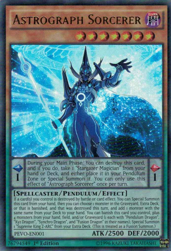Astrograph Sorcerer [PEVO-EN001] Ultra Rare | Dragon's Lair Comics and Fantasy Houston TX