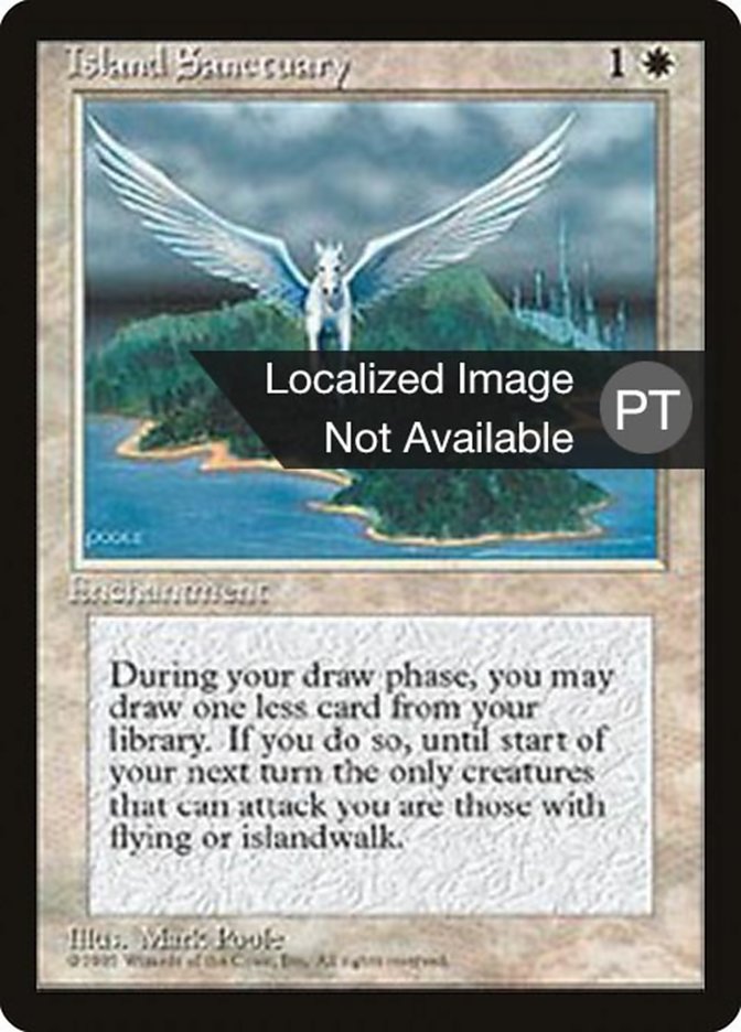 Island Sanctuary [Fourth Edition (Foreign Black Border)] | Dragon's Lair Comics and Fantasy Houston TX