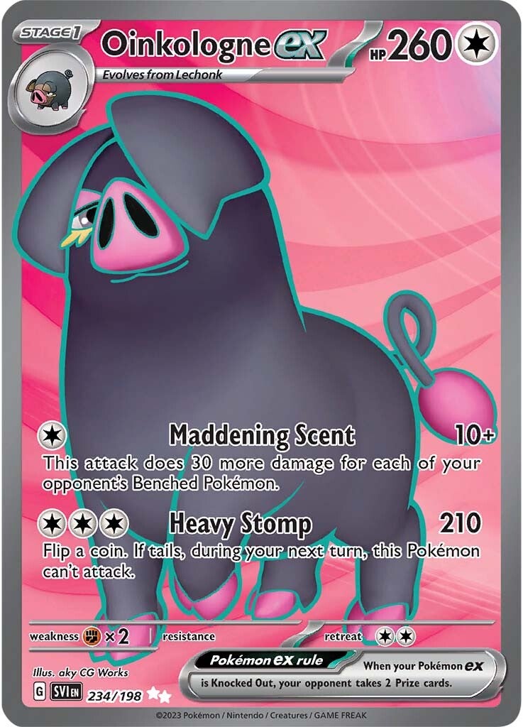 oinkologne pokemon card value ex (158/198) GoldenFishGames The item may be similar but not exactly the same as the image (e.g Oinkologne 140/159 SV09 Journey Together