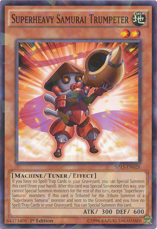 Superheavy Samurai Trumpeter [SP15-EN028] Shatterfoil Rare | Dragon's Lair Comics and Fantasy Houston TX