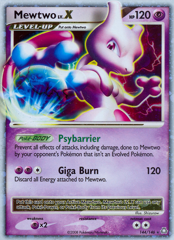 Mewtwo LV.X (144/146) [Diamond & Pearl: Legends Awakened] | Dragon's Lair Comics and Fantasy Houston TX
