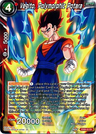 Vegito, Polymorphic Potara (EX06-02) [Special Anniversary Set] | Dragon's Lair Comics and Fantasy Houston TX