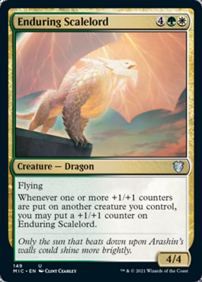 Enduring Scalelord [Innistrad: Midnight Hunt Commander] | Dragon's Lair Comics and Fantasy Houston TX