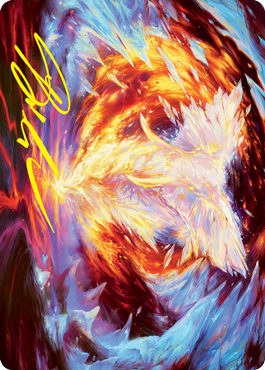 Magma Opus Art Card (Gold-Stamped Signature) [Strixhaven: School of Mages Art Series] | Dragon's Lair Comics and Fantasy Houston TX