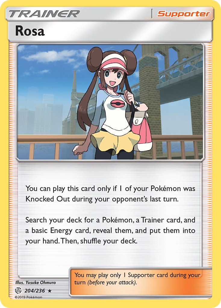 Rosa (204/236) (Theme Deck Exclusive) [Sun & Moon: Cosmic Eclipse] | Dragon's Lair Comics and Fantasy Houston TX