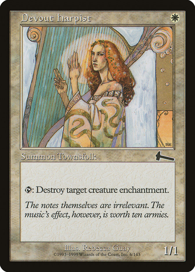 Devout Harpist [Urza's Legacy] | Dragon's Lair Comics and Fantasy Houston TX