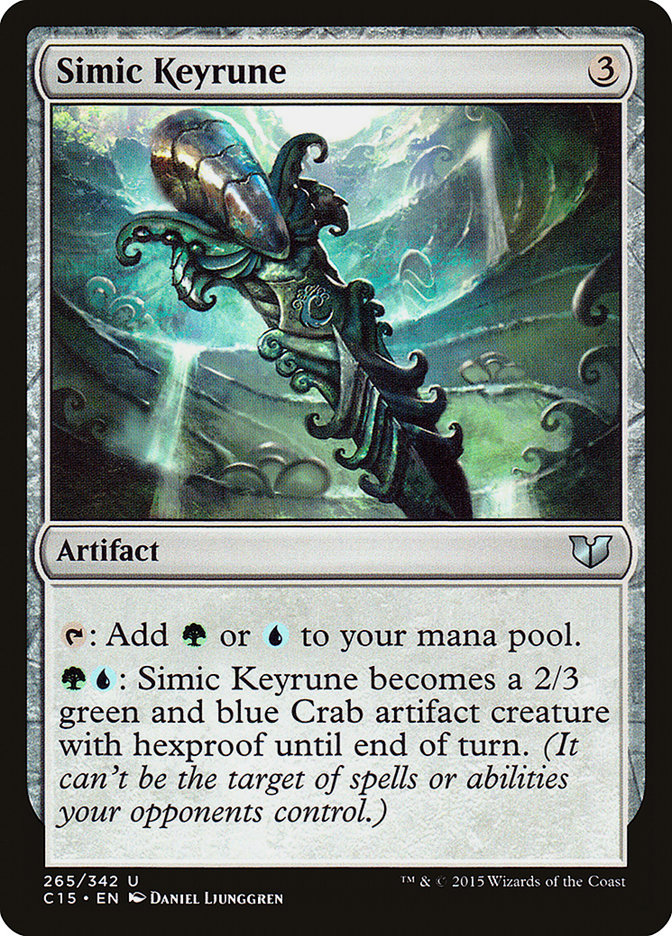 Simic Keyrune [Commander 2015] | Dragon's Lair Comics and Fantasy Houston TX