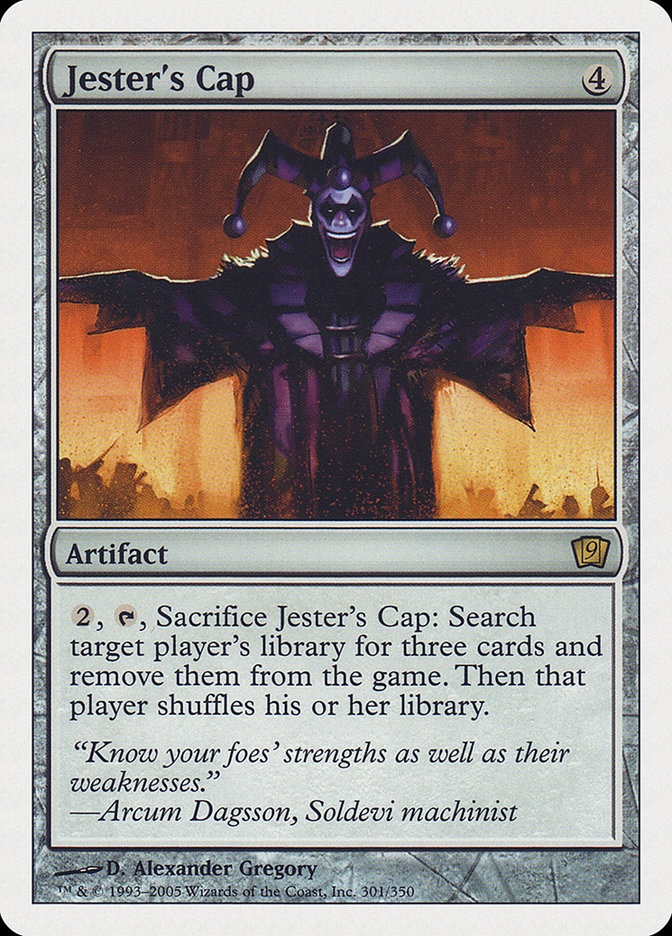 Jester's Cap (9th Edition) [Oversize Cards] | Dragon's Lair Comics and Fantasy Houston TX