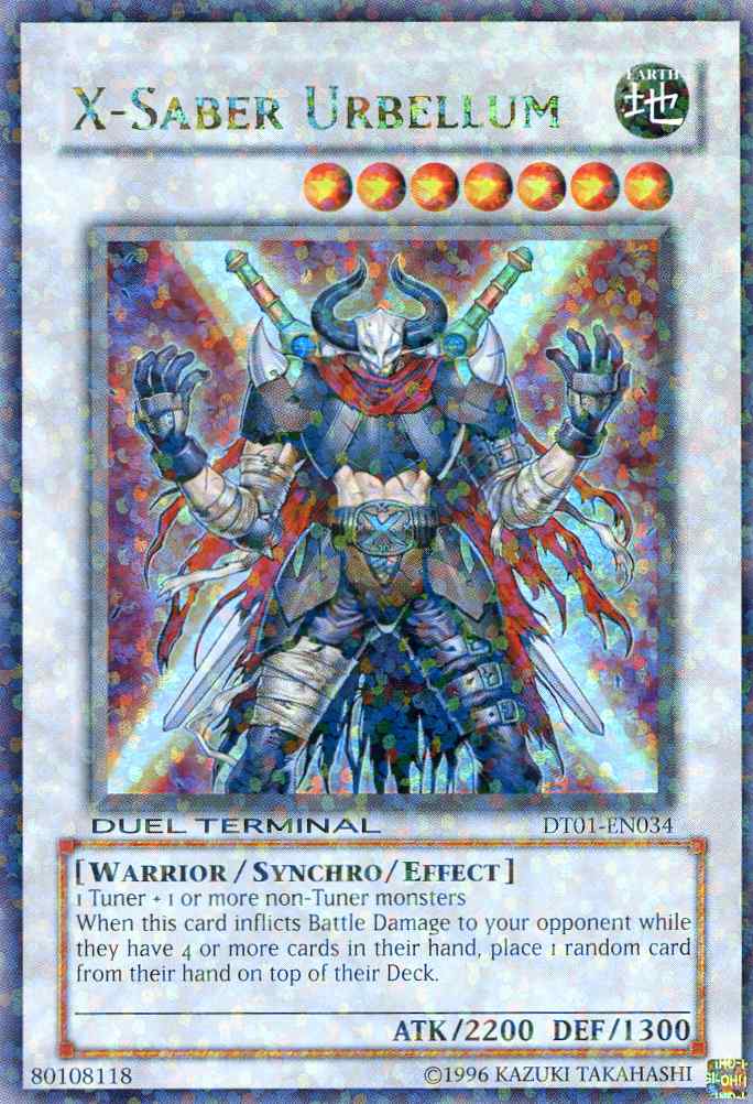 X-Saber Urbellum [DT01-EN034] Ultra Rare | Dragon's Lair Comics and Fantasy Houston TX