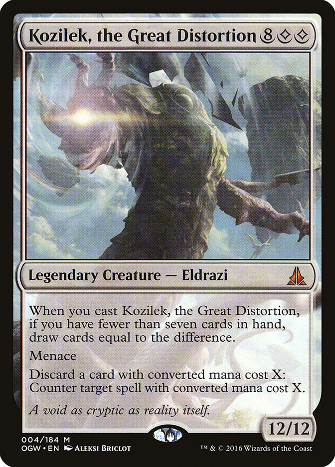 Kozilek, the Great Distortion [Oath of the Gatewatch] | Dragon's Lair Comics and Fantasy Houston TX