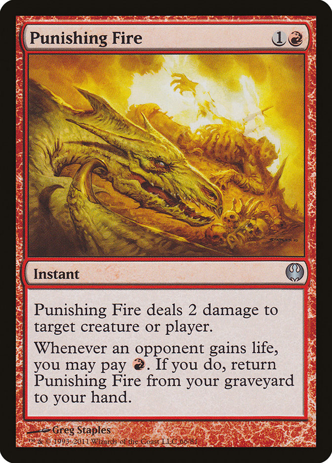 Punishing Fire [Duel Decks: Knights vs. Dragons] | Dragon's Lair Comics and Fantasy Houston TX