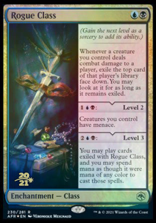 Rogue Class [Dungeons & Dragons: Adventures in the Forgotten Realms Prerelease Promos] | Dragon's Lair Comics and Fantasy Houston TX