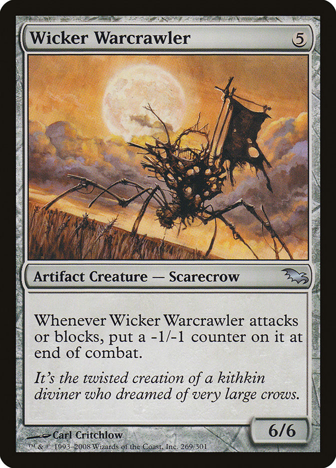 Wicker Warcrawler [Shadowmoor] | Dragon's Lair Comics and Fantasy Houston TX