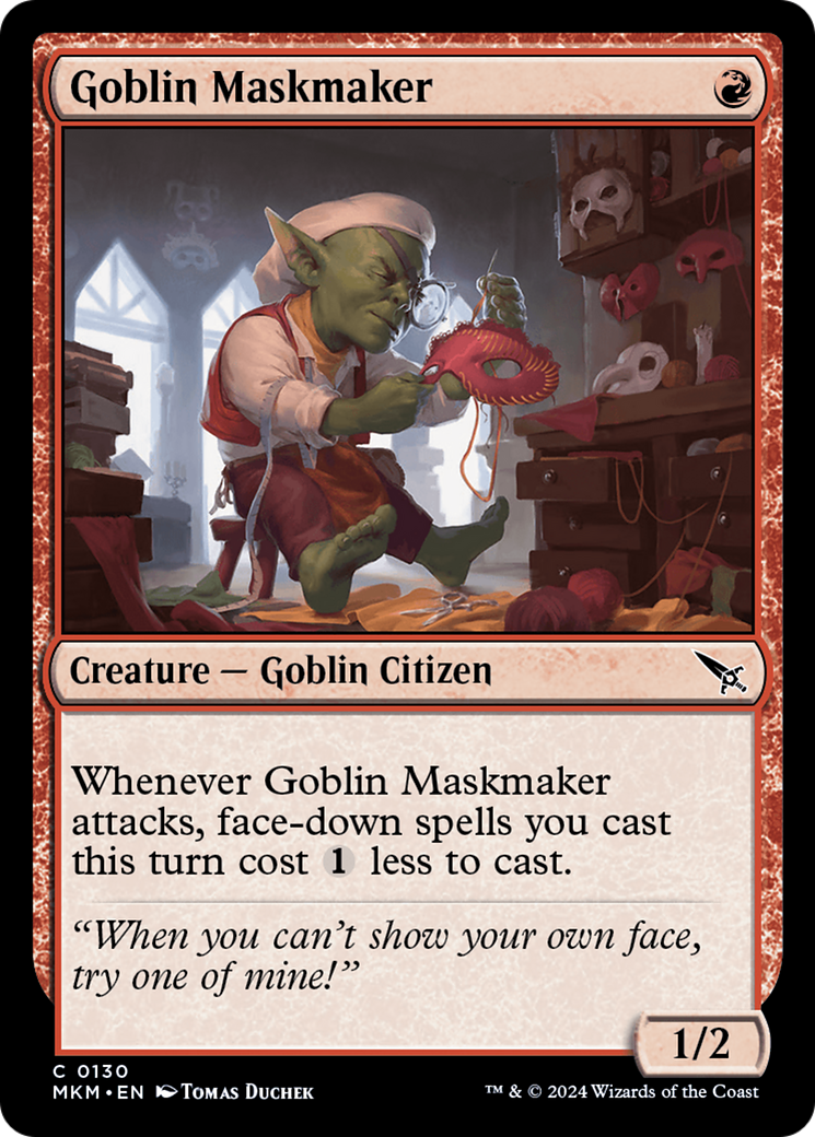 Goblin Maskmaker [Murders at Karlov Manor] | Dragon's Lair Comics and Fantasy Houston TX