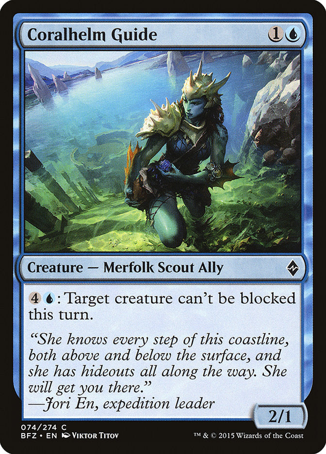 Coralhelm Guide [Battle for Zendikar] | Dragon's Lair Comics and Fantasy Houston TX