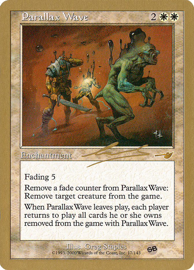 Parallax Wave (Nicolas Labarre) (SB) [World Championship Decks 2000] | Dragon's Lair Comics and Fantasy Houston TX