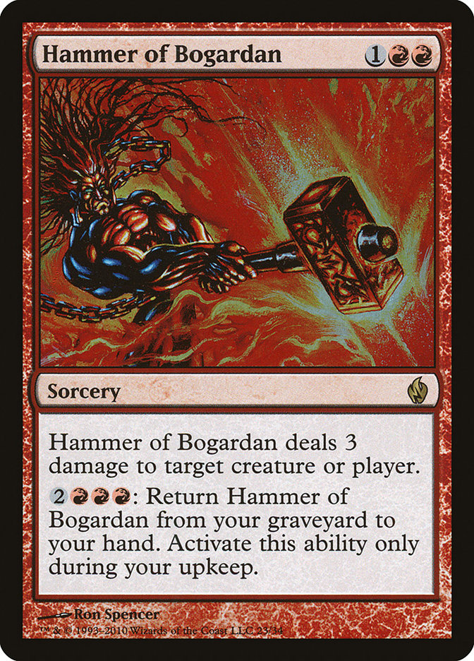 Hammer of Bogardan [Premium Deck Series: Fire and Lightning] | Dragon's Lair Comics and Fantasy Houston TX