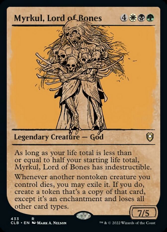 Myrkul, Lord of Bones (Showcase) [Commander Legends: Battle for Baldur's Gate] | Dragon's Lair Comics and Fantasy Houston TX