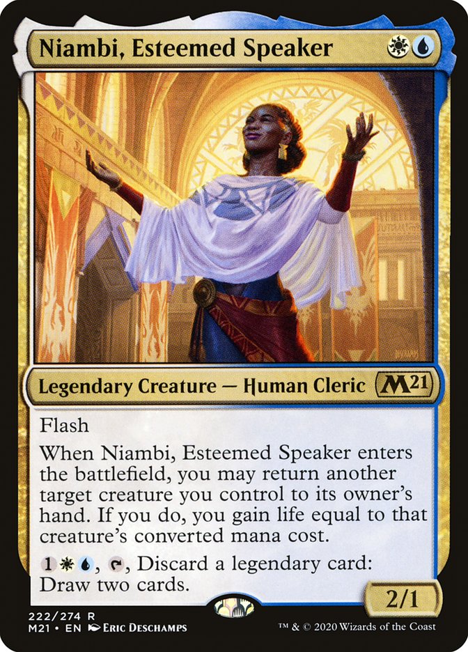 Niambi, Esteemed Speaker [Core Set 2021] | Dragon's Lair Comics and Fantasy Houston TX