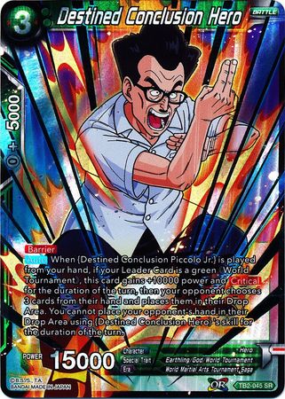 Destined Conclusion Hero (TB2-045) [World Martial Arts Tournament] | Dragon's Lair Comics and Fantasy Houston TX