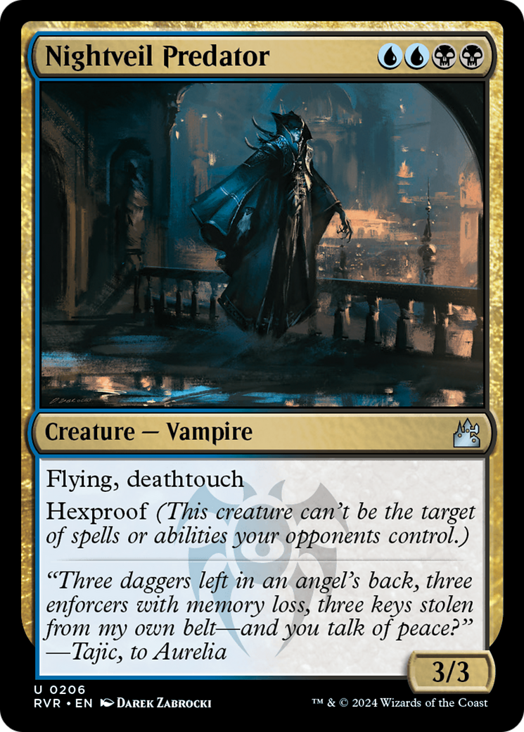 Nightveil Predator [Ravnica Remastered] | Dragon's Lair Comics and Fantasy Houston TX