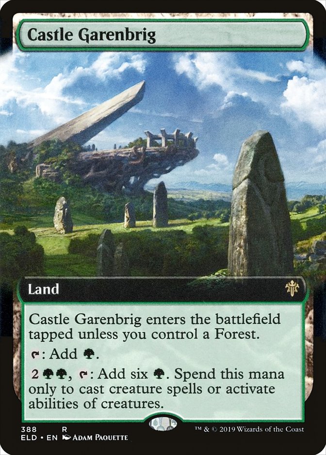 Castle Garenbrig (Extended Art) [Throne of Eldraine] | Dragon's Lair Comics and Fantasy Houston TX