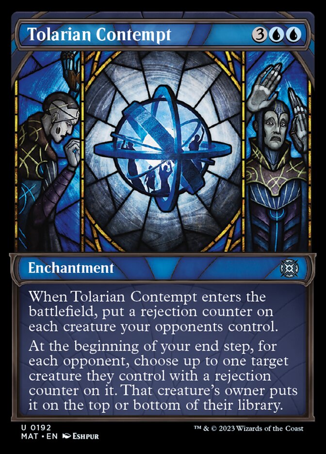 Tolarian Contempt (Showcase Halo Foil) [March of the Machine: The Aftermath] | Dragon's Lair Comics and Fantasy Houston TX