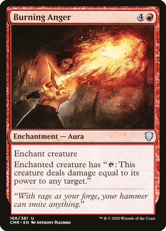 Burning Anger [Commander Legends] | Dragon's Lair Comics and Fantasy Houston TX