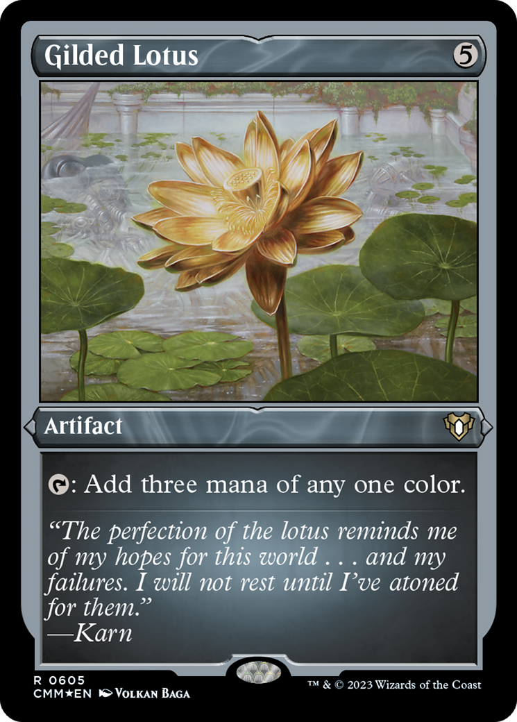 Gilded Lotus (Foil Etched) [Commander Masters] | Dragon's Lair Comics and Fantasy Houston TX