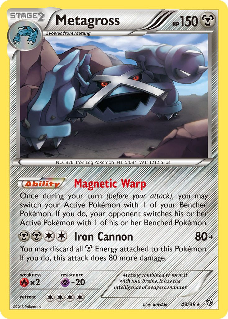 Metagross (49/98) (Theme Deck Exclusive) [XY: Ancient Origins] | Odin's Place