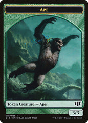 Ape // Zombie (011/036) Double-Sided Token [Commander 2014 Tokens] | Dragon's Lair Comics and Fantasy Houston TX
