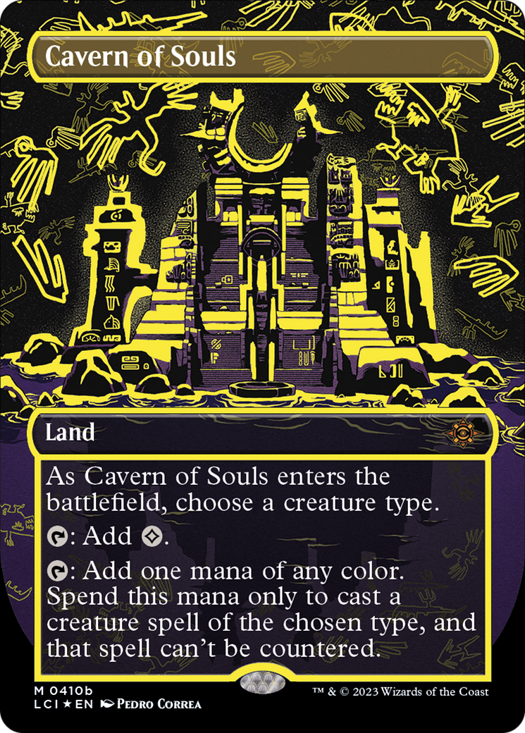 Cavern of Souls (0410b) (Borderless) [The Lost Caverns of Ixalan] | Dragon's Lair Comics and Fantasy Houston TX